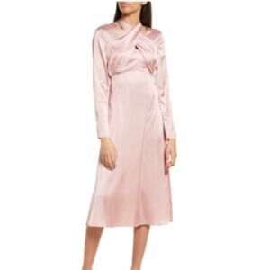Area Stars Pink Satin Dress M